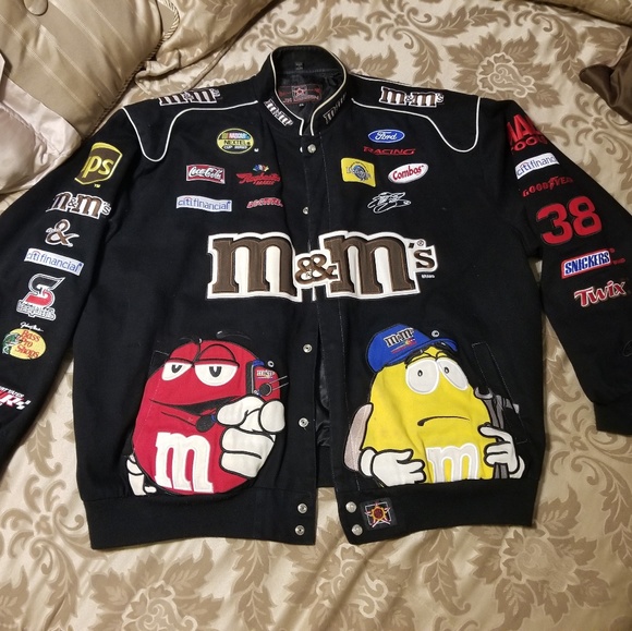 m&m varsity jacket